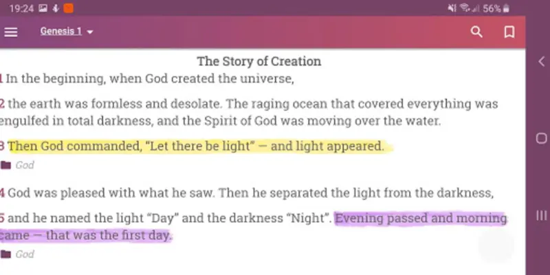 Good News Bible Offline Free android App screenshot 0